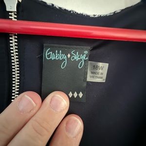 Beautiful blue and silver kneelength fancy dress